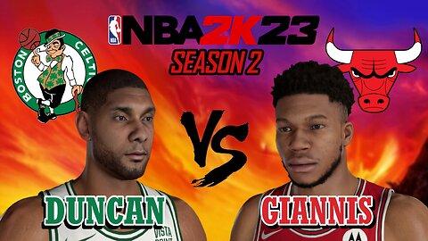 Tim Duncan vs Giannis Antetokounmpo - Boston Celtics vs Chicago Bulls - Season 2: Game 33