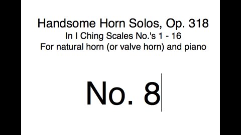 Richard Burdick's Handsome Horn Solos No. 8, Op. 318 No. 8 for horn & piano