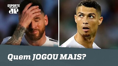 MESSI e CR7 estão FORA da COPA! Quem JOGOU MAIS?