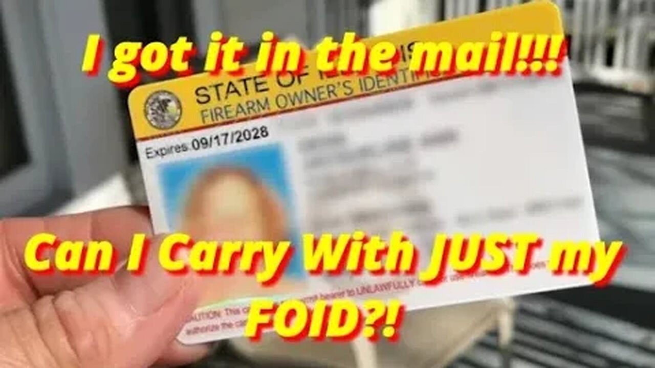 I Only Have an Illinois Firearms Owners Identification Card. Can I