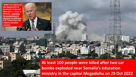 Massive car bomb explosions rock Mogadishu