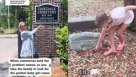 Family Takes Trip to Cemetery to Find Names for Their Unborn Child