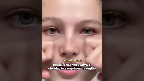 EXERCÍCIOS PARA REMOVER OLHEIRAS | Vídeos Tiktok - Glow up #shorts #beleza