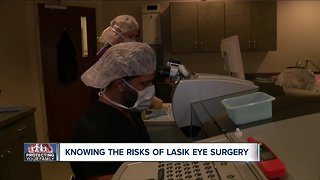 What are the risks of LASIK eye surgery?