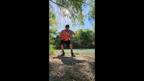 Big Tilapia Caught on Micro ROOSTERTAIL!