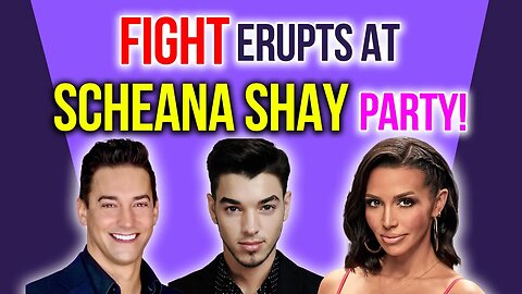 Fight Erupts at Scheana Shay Party! #bravotv #vanderpumprules #upandadam #zackpeter