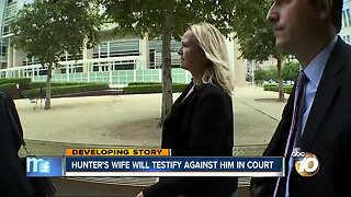 Hunter's wife will testify against him in court