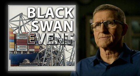 Alex Jones: General Flynn Calls Baltimore Barge Disaster A Black Swan Event