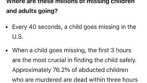 This needs to be talked about, nobody knows how bad trafficking is against children and humanity