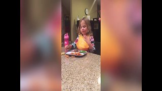 Little Girl Has An Interesting Way Of Spelling Words
