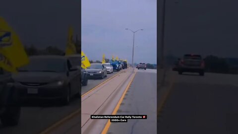 Khalistan Referendum Car Rally Toronto Canada 🇨🇦