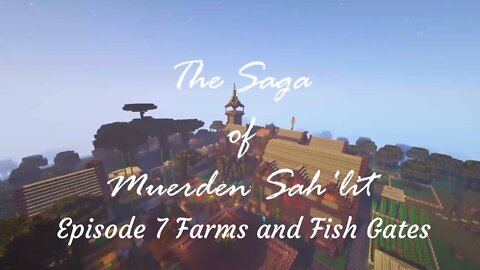 Minecraft Modded Lets Play - Farms and Fish Gates (Ep 7)