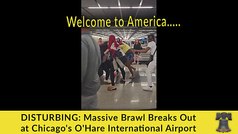 DISTURBING: Massive Brawl Breaks Out at Chicago's O'Hare International Airport