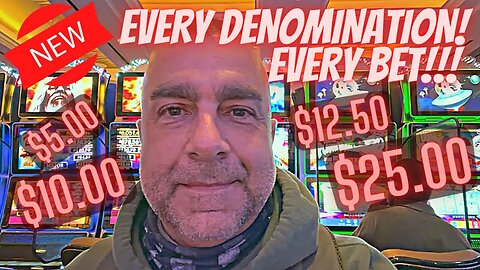 💥Watch Me Bet Every Denomination & Every Bet Level!💥