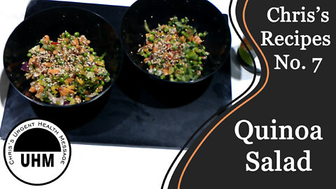 Recipe no. 7. Sprouted quinoa salad