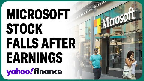 Microsoft stock falls after cloud numbers disappoint