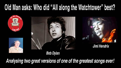 Old Man asks "Who did it better: Bob Dylan or Jimi Hendrix?" #reaction #whodiditbetter