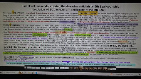 Israel will make idols during the Assyrian antichrist's 5th Seal courtship