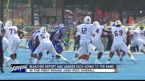 Bleacher Report as Vander Esch going to the Rams