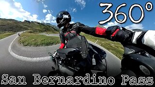 San Bernardino Pass, North to South, 360 degree 4K VR video