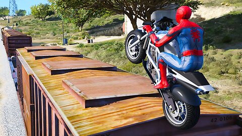 GTA 5 SPIDERMAN Punish man to ride in sea GTA 5 #spiderman #02