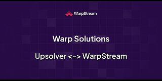 Warp Solutions: Upsolver <-> WarpStream