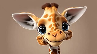 Cute Baby Giraffe