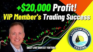 +$20,000 Profit - VIP Member's Day Trading Success