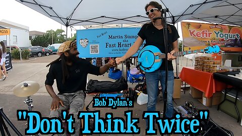 Don't Think Twice - Bob Dylan Cover On Clawhammer Banjo & Cajon