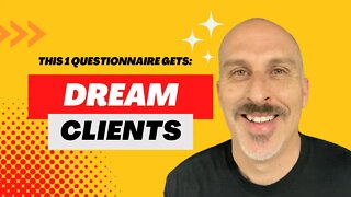 ***FREE: The One Simple Questionnaire That Will Help You Attract Your Ideal Clients
