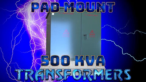 Pad Mount Transformer Residential Power - 500 KVA 13800V & 4800V Delta Primary, 480V Delta Secondary