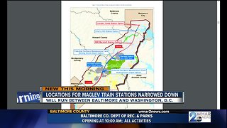 Locations for Maglev train stations narrowed down