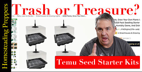 Seed Starter Kit from Temu...Is it Junk?