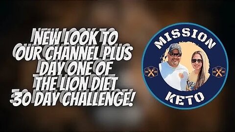 NEW LOOK TO OUR CHANNEL + DAY 1 OF ANDY'S 30 DAY LION DIET CHALLENGE! SEPTEMBER 1, 2023