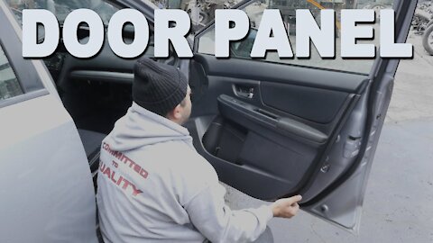How To Remove a Passenger Door Panel Assembly - 2013 Subaru Impreza