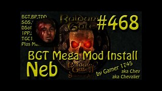 Let's Play Baldur's Gate Trilogy Mega Mod Part 468 Ending Neb's Evil!