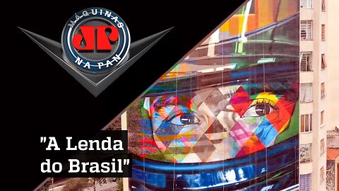 Ayrton Senna vive na arte de Eduardo Kobra; confira entrevista | Máquinas na Pan