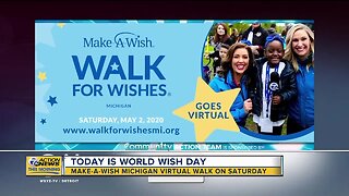 Make-a-Wish Michigan virtual walk on Saturday
