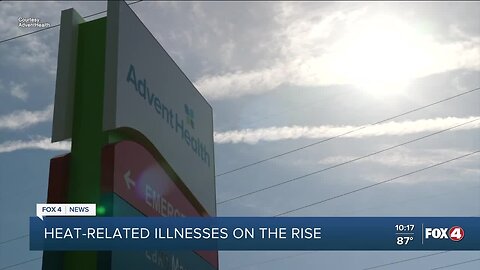 Doctors across Florida say they are seeing more people with heat-related illnesses
