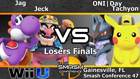 Jag & Jeck vs. ONI|Day & Tachyon - SSB4 Losers Finals - SC47