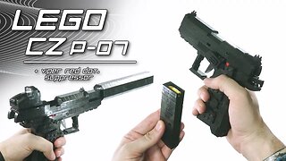 LEGO CZ P-07 Compact Pistol (Viper Red Dot + Suppressor)