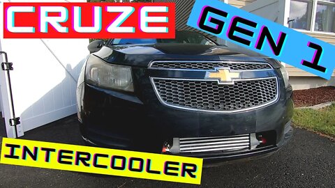 Gen 1 intercooler system install from www.supercruzes.com CRUZILLA