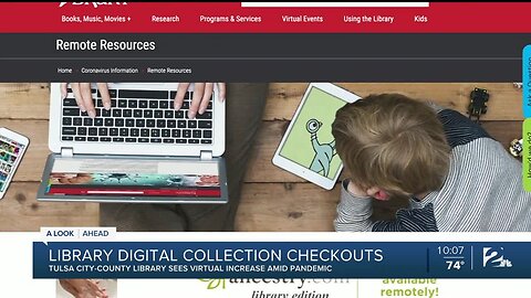 Spike in library digital collection checkouts amid pandemic