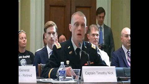 NationalGuard Captain TimothyNick testifies, The U.S. government allowed the January6 riots tohappen