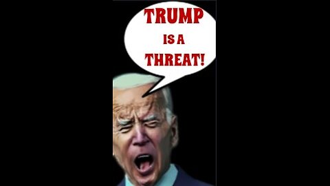 "Most importantly...Trump is a threat to this nation" - Joe Biden, July 12. 2024