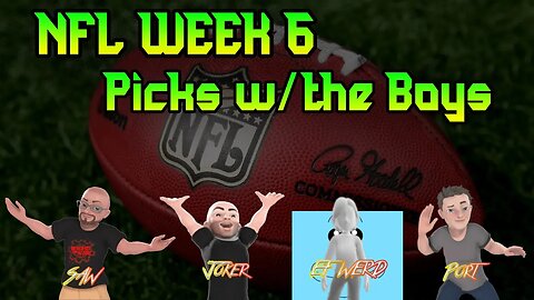 NFL Week 6 Picks #NFL #podcast