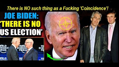 Pedophile Joe Biden Announces 'New World Order Is Here', There Is No US Election!