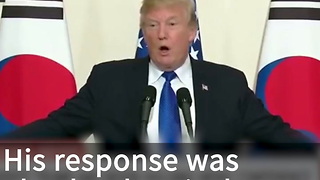 Trump Destroys Reporter On Gun Control