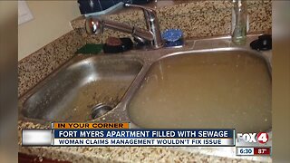Fort Myers apartment filled with sewage