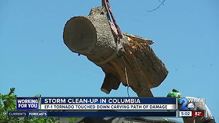 Tornado winds carves path of destruction in Columbia